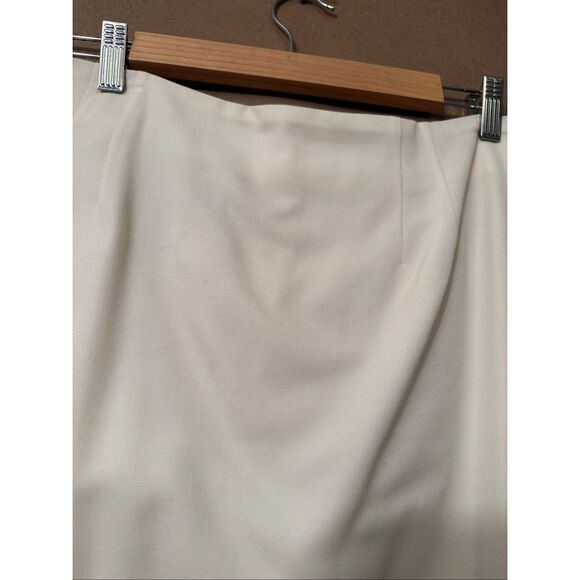 NWT Cream Pendleton Wool Pencil Skirt - Picture 3 of 7